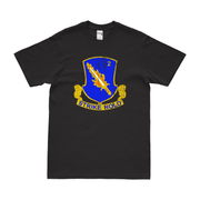 2-504 Infantry Regiment Logo T-Shirt Tactically Acquired Black Distressed Small