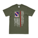 2-508 Parachute Infantry "2 Fury" American Flag T-Shirt Tactically Acquired Military Green Small 