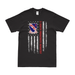 2-508 Parachute Infantry "2 Fury" American Flag T-Shirt Tactically Acquired Black Small 