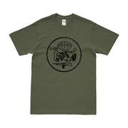 2-508 Parachute Infantry "2 Fury" Butt Devil T-Shirt Tactically Acquired Military Green Distressed Small