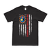 2/6 Marines Logo American Flag T-Shirt Tactically Acquired Black Small 