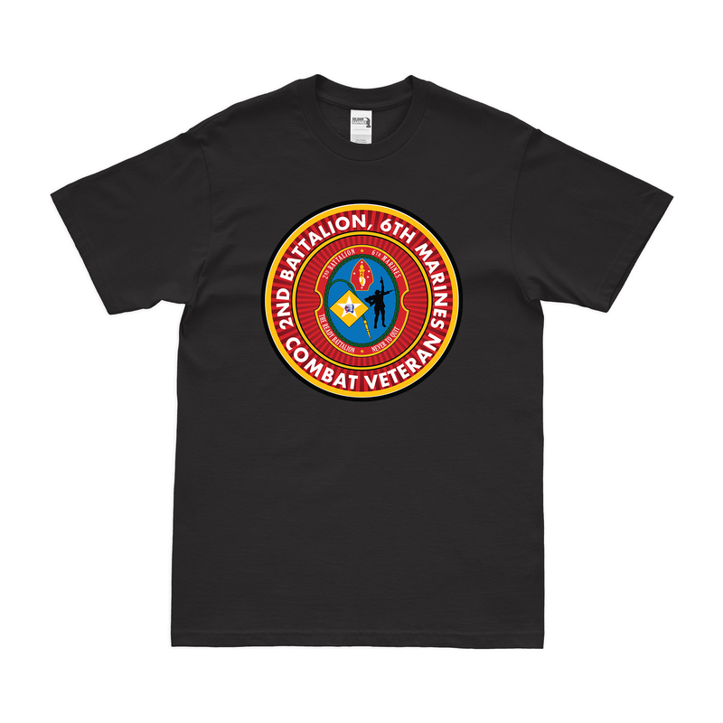 2nd Bn 6th Marines (2/6 Marines) Combat Veteran T-Shirt