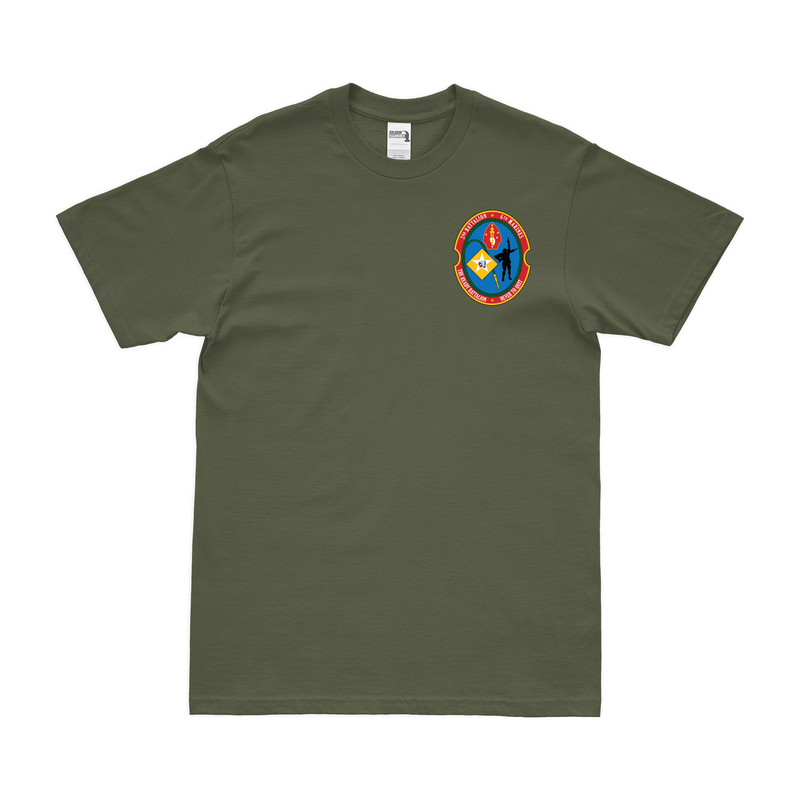 2/6 Marines Logo Emblem Left Chest T-Shirt
