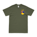 2-66 Armor Regiment Left Chest Unit Emblem T-Shirt Tactically Acquired Military Green Small 