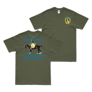 Alpha Co. 2-7 CAV Phantom Fury Death Dealers T-Shirt Tactically Acquired Military Green Small 