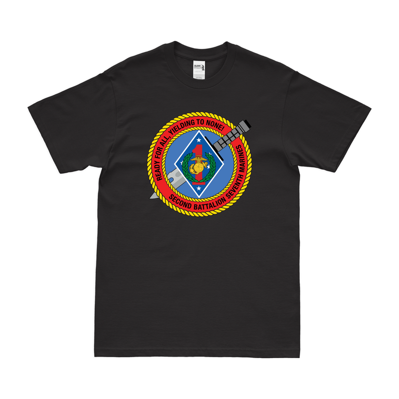 2/7 Marines Unit Emblem T-Shirt