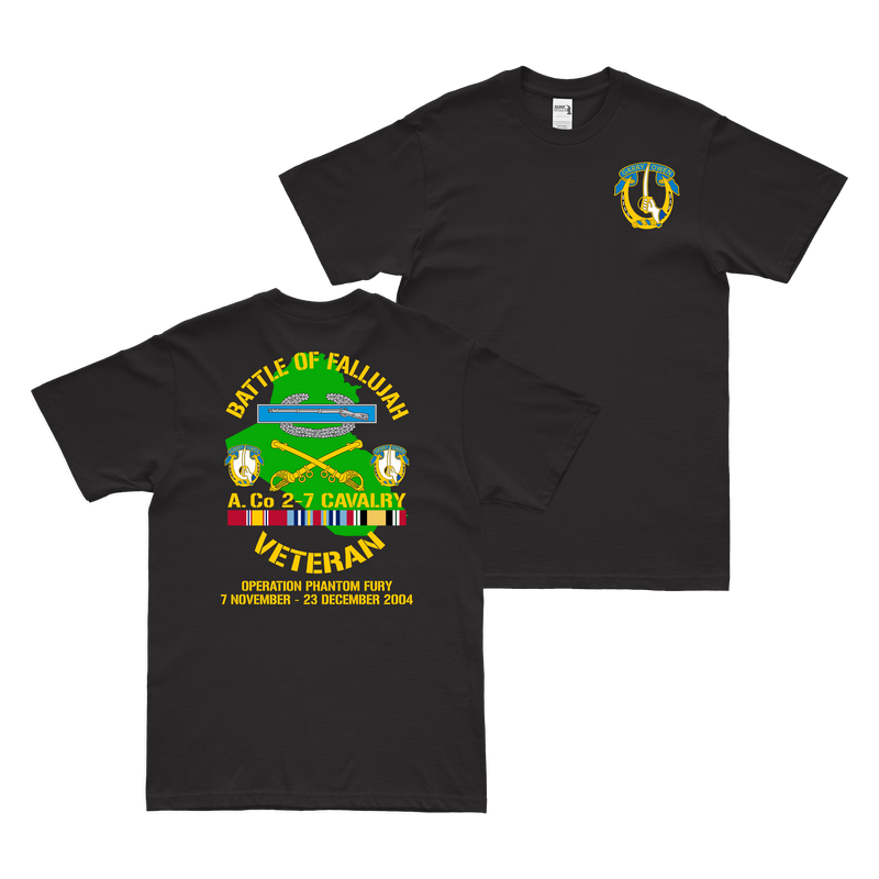 Alpha Co. 2-7 CAV Operation Phantom Fury Veteran T-Shirt