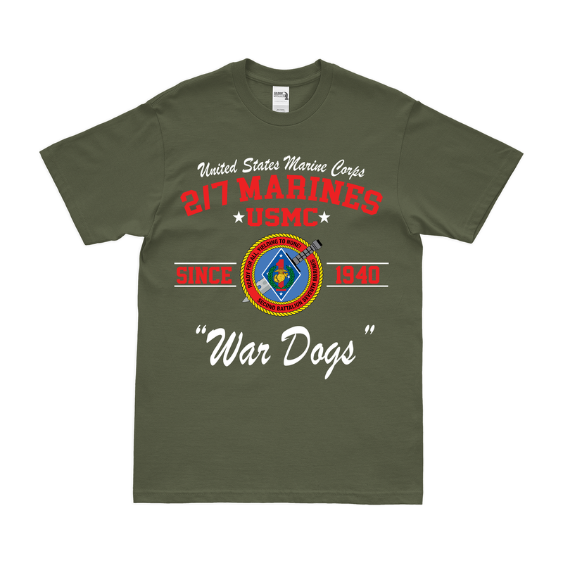 2/7 Marines Since 1940 Unit Legacy T-Shirt