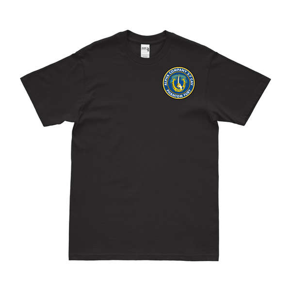 A Co. 2-7 CAV Phantom Fury Left Chest Emblem T-Shirt