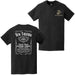 Double-Sided Forged at Tun Tavern Whiskey Label T-Shirt Tactically Acquired   