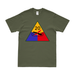 U.S. Army 20th Armored Division SSI Emblem T-Shirt Tactically Acquired Military Green Small 