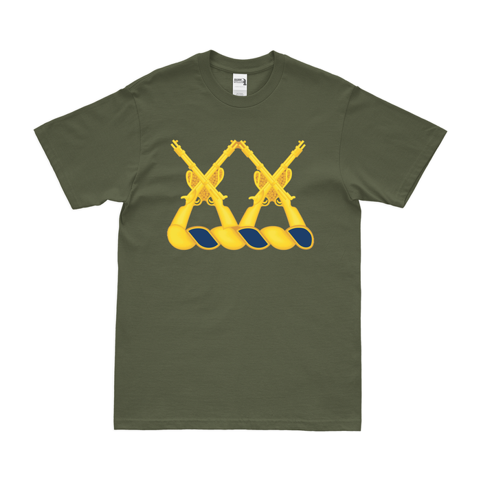 U.S. Army 20th Infantry Regiment Unit Logo Emblem T-Shirt Tactically Acquired Military Green Clean Small