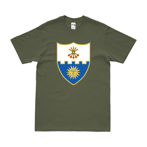 U.S. Army 22nd Infantry Regiment Unit Logo Emblem T-Shirt Tactically Acquired Military Green Clean Small