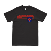 23rd Marine Regiment Modern Design T-Shirt Tactically Acquired Black Small 