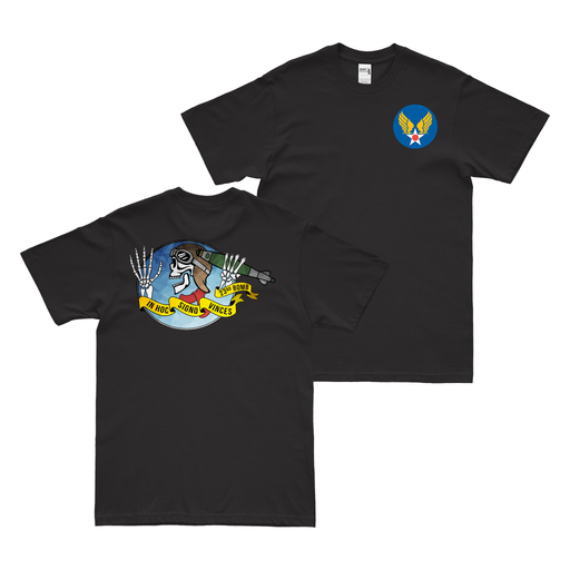 Double-Sided 23rd Bombardment Squadron WW2 T-Shirt Tactically Acquired Black Small 