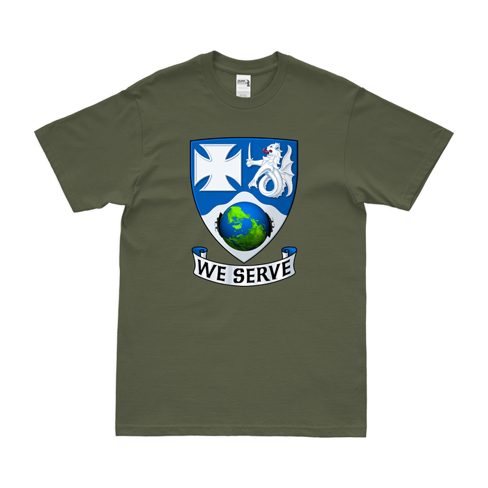 U.S. Army 23rd Infantry Regiment Unit Logo Emblem T-Shirt Tactically Acquired Military Green Clean Small