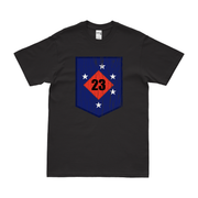 23rd Marine Regiment Logo Emblem T-Shirt Tactically Acquired Black Distressed Small