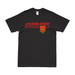 24th Marine Regiment Modern Design T-Shirt Tactically Acquired Black Small 