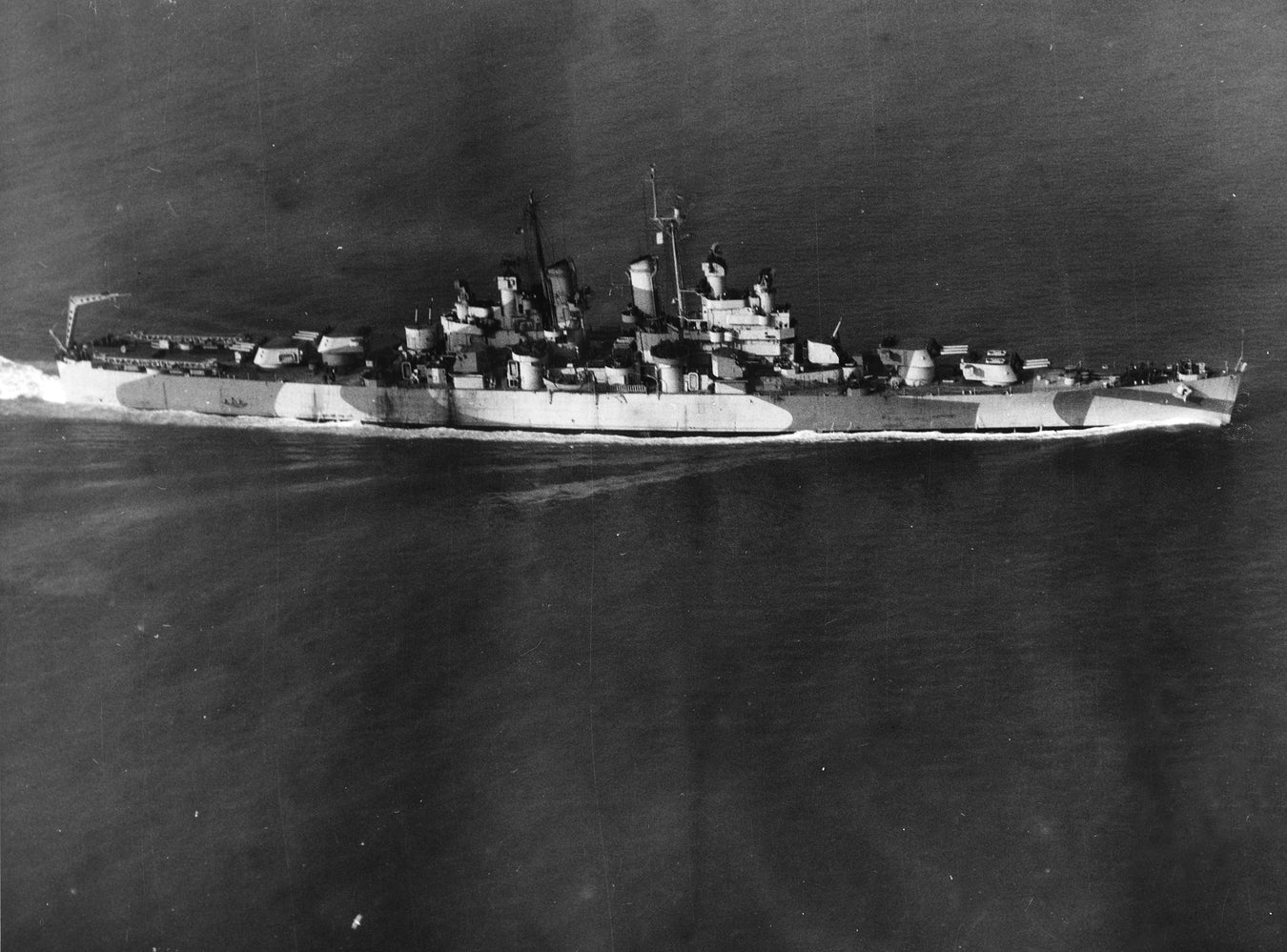 USS Topeka (CL-67) in January 1945