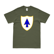 U.S. Army 26th Infantry Regiment Unit Logo Emblem T-Shirt Tactically Acquired Military Green Clean Small