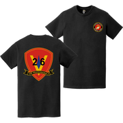 Double-Sided 26th Marine Regiment EGA Logo T-Shirt Tactically Acquired   