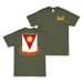 Double-Sided U.S. Army 279th Engineer Battalion T-Shirt Tactically Acquired Military Green Small 