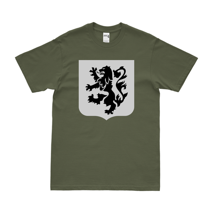 U.S. Army 28th Infantry Regiment Unit Logo Emblem T-Shirt Tactically Acquired Military Green Clean Small