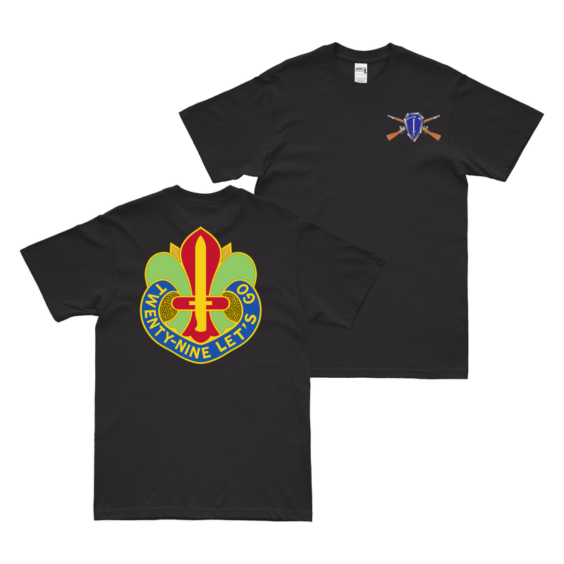 Double-Sided 29th Infantry Division DUI T-Shirt