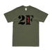 2-508 Parachute Infantry Regiment "2 Fury" T-Shirt Tactically Acquired Military Green Distressed Small