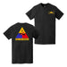 Double-Sided 2nd Armored Division Insignia Logo T-Shirt Tactically Acquired   