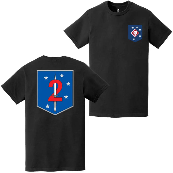 Double-Sided 2nd Marine Raider Battalion T-Shirt Tactically Acquired   