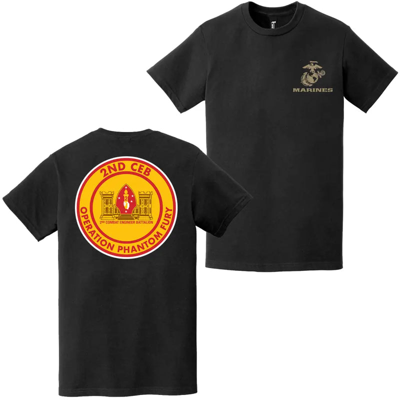 Double-Sided 2nd CEB Operation Phantom Fury T-Shirt