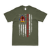 2nd Light Armored Recon 2d LAR American Flag T-Shirt Tactically Acquired Military Green Small 