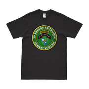 2d Ranger Battalion Combat Veteran T-Shirt Tactically Acquired Black Distressed Small