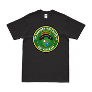 2d Ranger Battalion OIF Veteran T-Shirt Tactically Acquired Black Clean Small