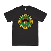 2d Ranger Battalion WW2 Legacy T-Shirt Tactically Acquired Black Distressed Small