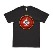 2nd Tank Battalion OIF Veteran USMC T-Shirt Tactically Acquired Black Distressed Small