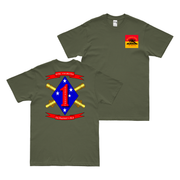 Double-Sided 2-11 Marines 11th Marine Regiment T-Shirt Tactically Acquired Military Green Small 