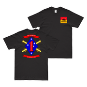 Double-Sided 2-11 Marines 11th Marine Regiment T-Shirt Tactically Acquired Black Small 