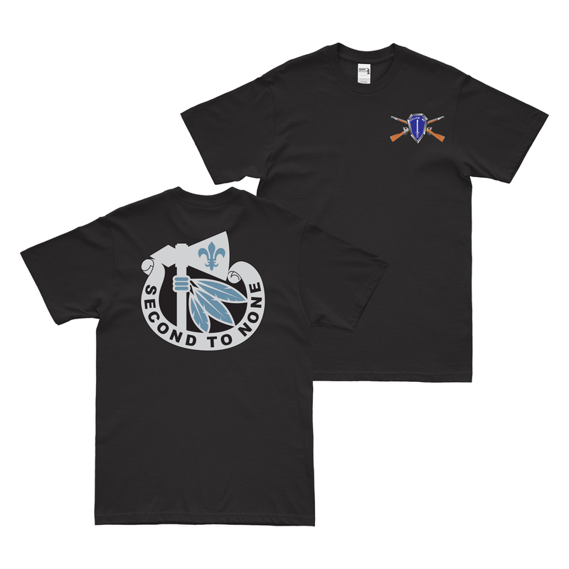 Double-Sided 2nd Infantry Division DUI T-Shirt