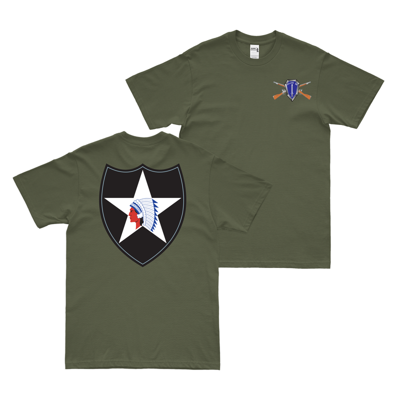 Double-Sided 2nd Infantry Division SSI T-Shirt