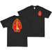 Double-Sided 2nd Marine Division Emblem Logo T-Shirt Tactically Acquired Small Black 