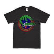 Distressed 2nd AABn Logo Emblem T-Shirt Tactically Acquired Small Black 