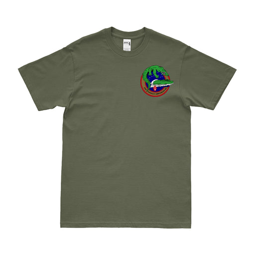 2nd AABn Logo Emblem Left Chest T-Shirt Tactically Acquired Small Military Green 