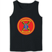 2nd Bn 11th Marines (2/11 Marines) Emblem Tank Top Tactically Acquired Black Small 