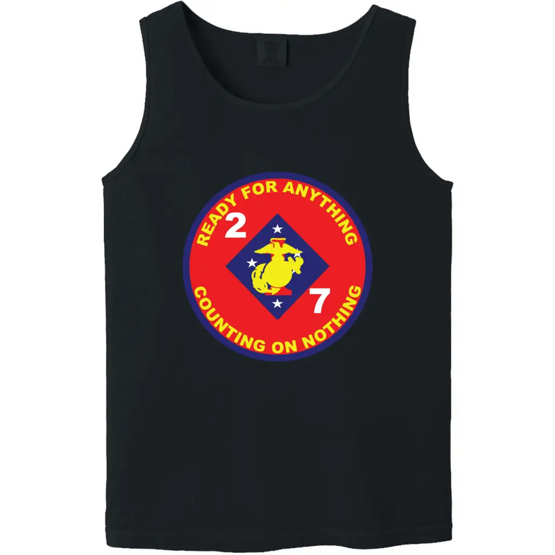 2nd Battalion, 7th Marines (2/7) Vietnam Logo Emblem Tank Top