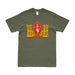Distressed 2nd Combat Engineer Battalion (2nd CEB) Logo T-Shirt Tactically Acquired Small Military Green 