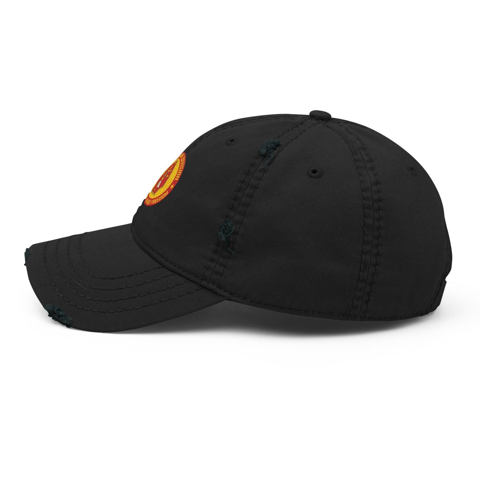 2nd Marine Division (2nd MARDIV) OIF Veteran Distressed Dad Hat Tactically Acquired   