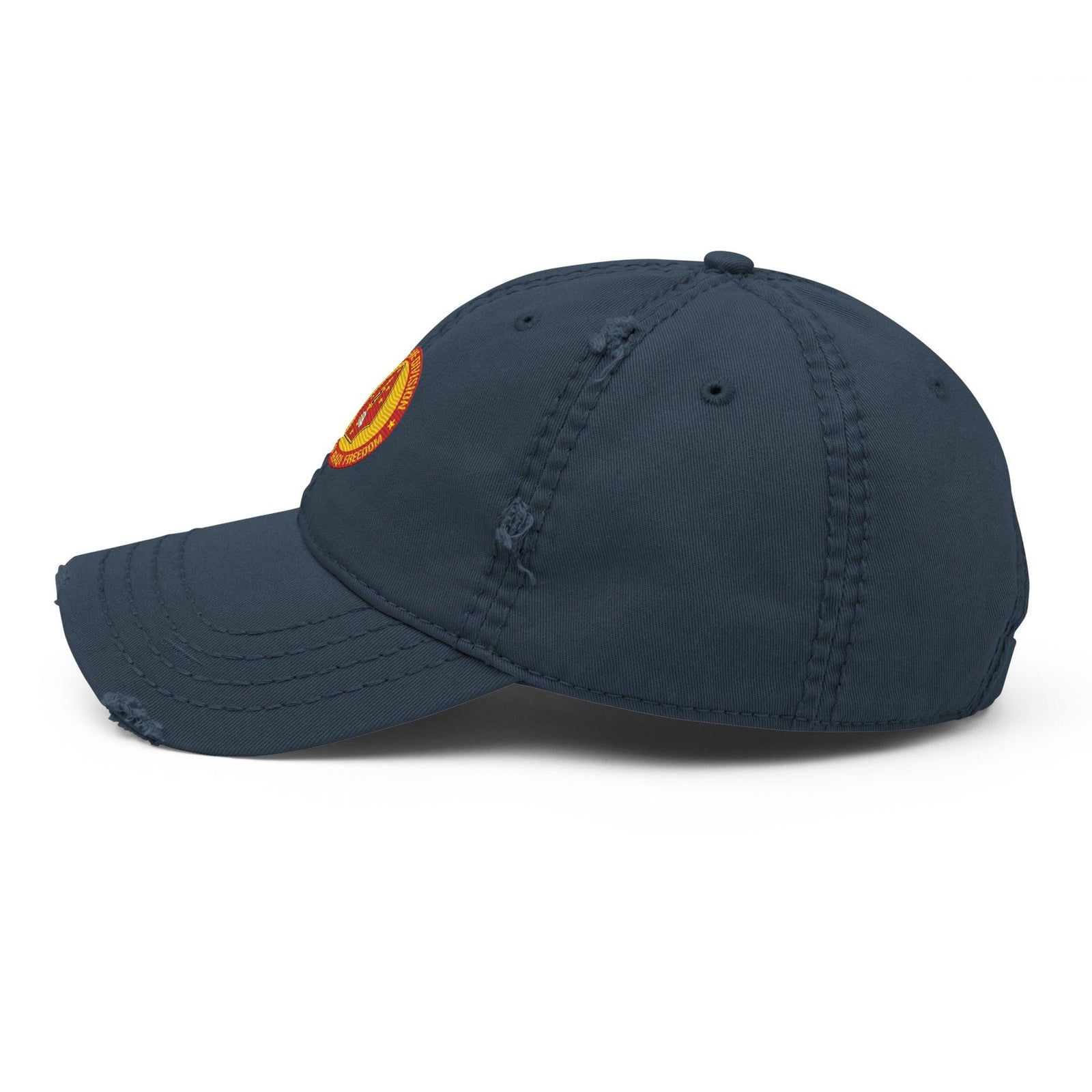 2nd Marine Division (2nd MARDIV) OIF Veteran Distressed Dad Hat Tactically Acquired   