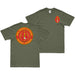 Double-Sided 2nd Marine Division Combat Veteran T-Shirt Tactically Acquired Small Military Green 